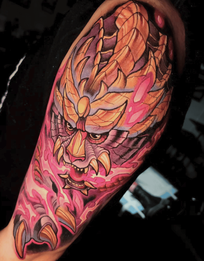 Magnamalo Power Monster Hunter Tattoo