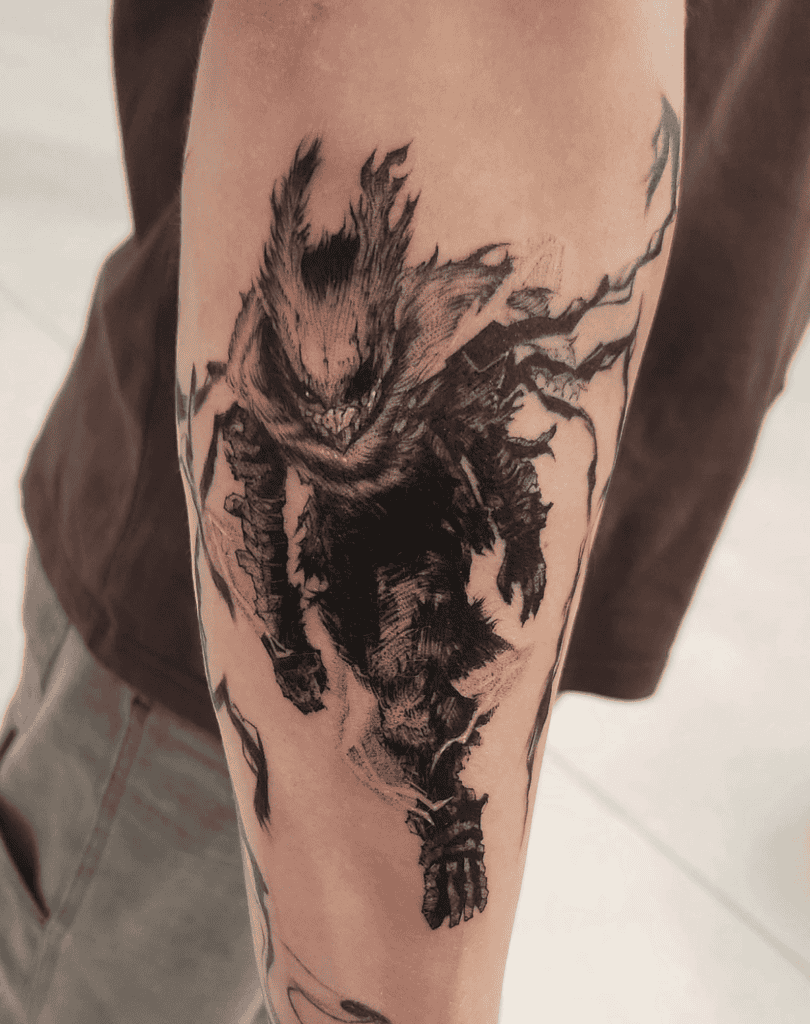 Midoriya Izuku Dark My Hero Academia Tattoo