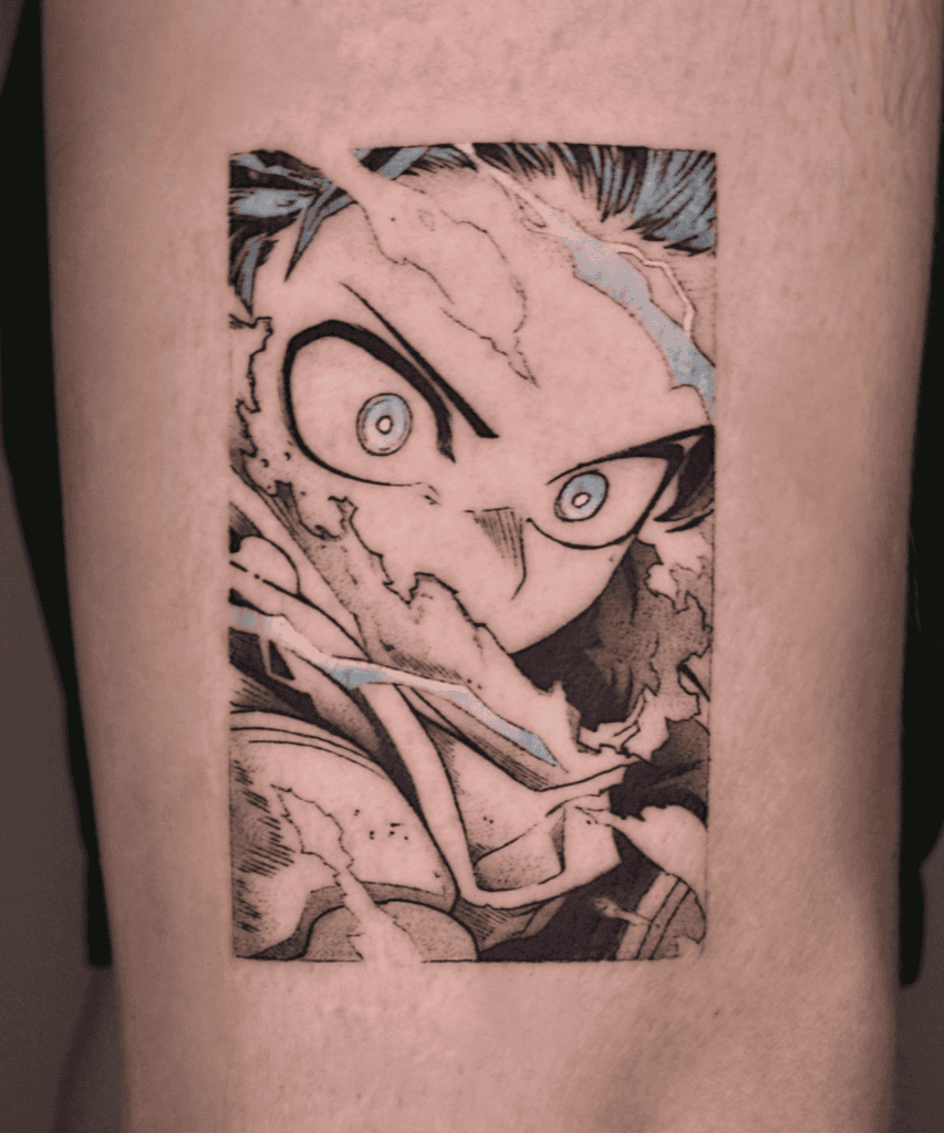 Midoriya Izuku Frame My Hero Academia Tattoo