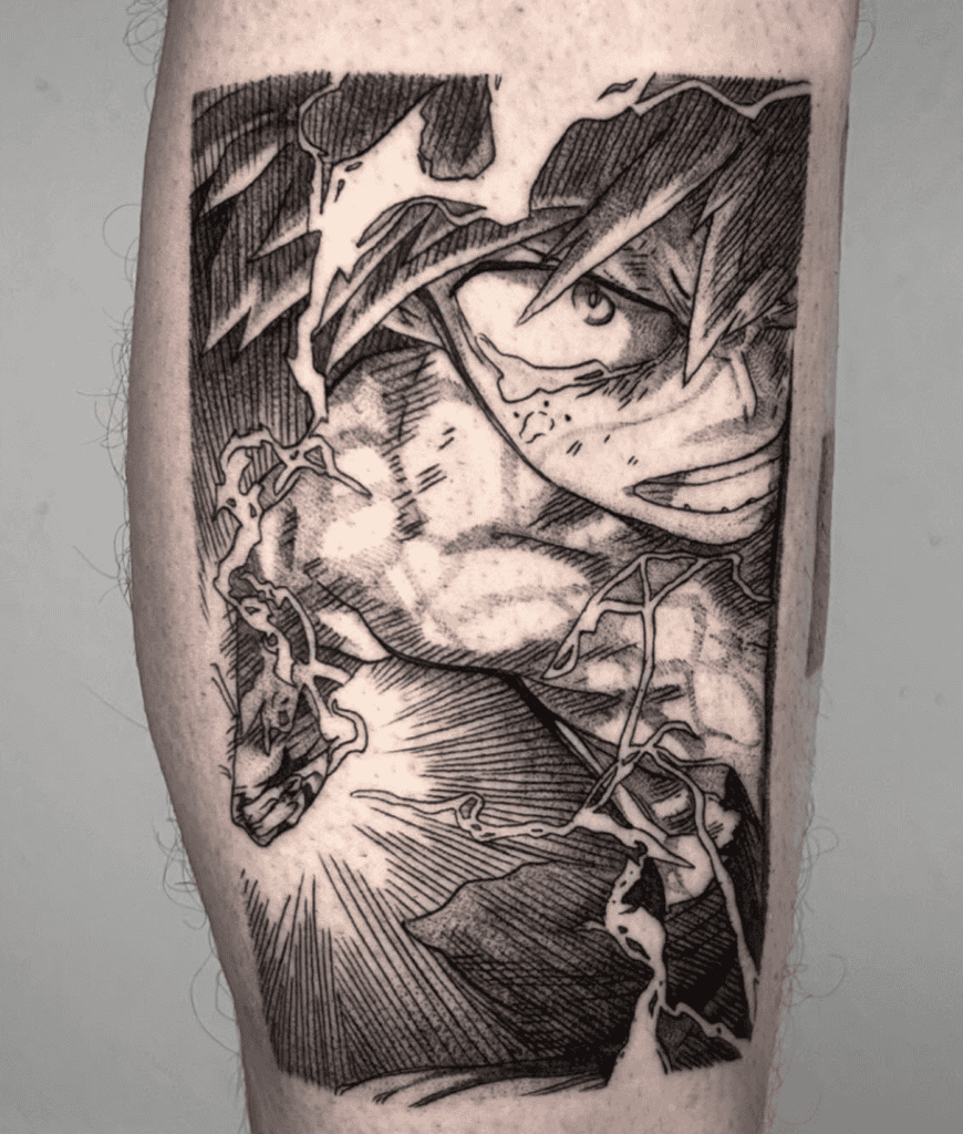 Midoriya Izuku Punch My Hero Academia Tattoo