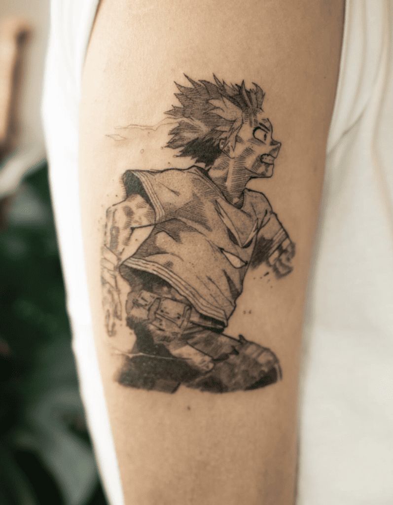 Midoriya Izuku Run My Hero Academia Tattoo