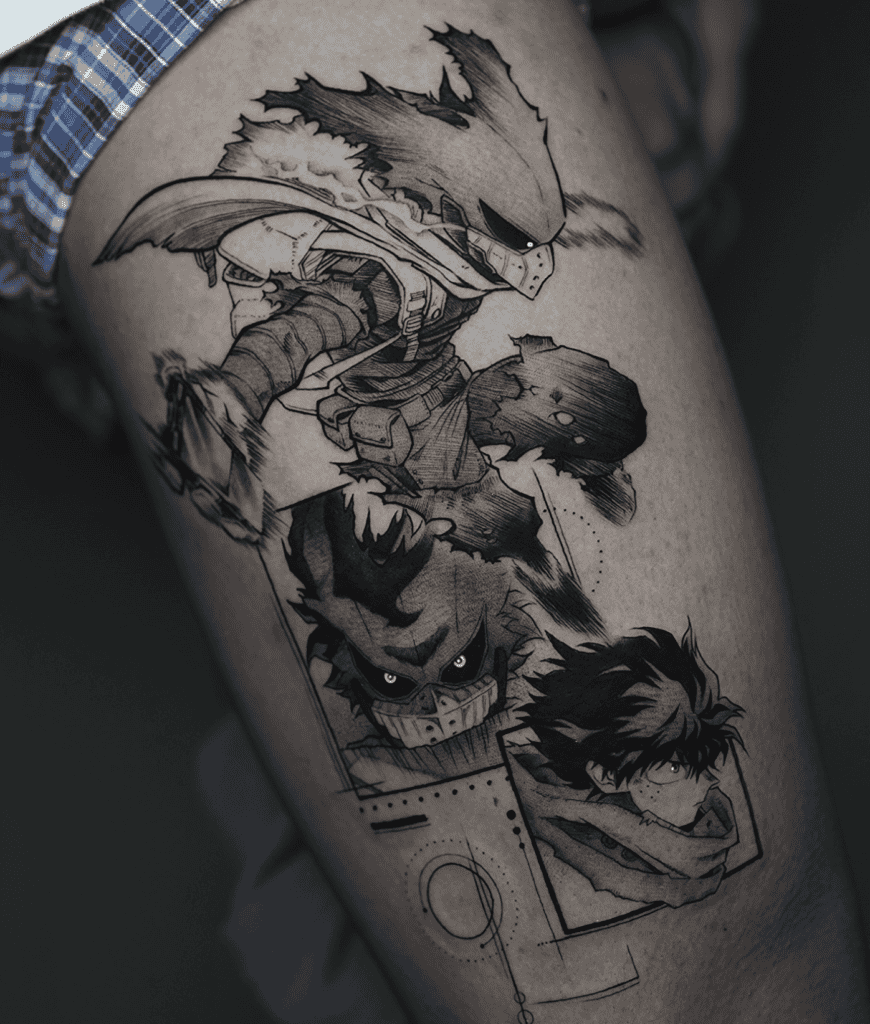Midoriya Izuku Vigilante My Hero Academia Tattoo