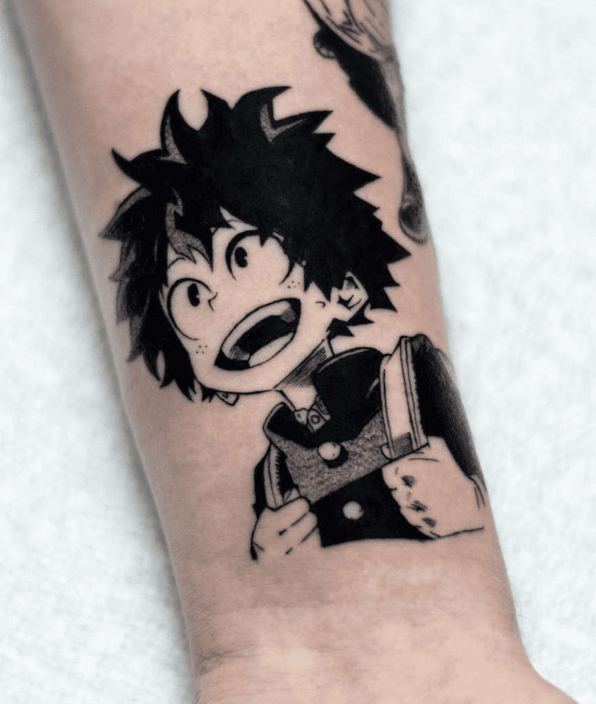 Midoriya Izuku Young My Hero Academia Tattoo