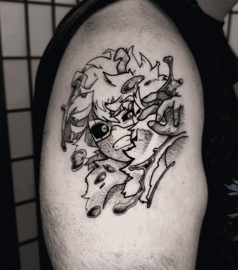 Mina Ashido Acid My Hero Academia Tattoo