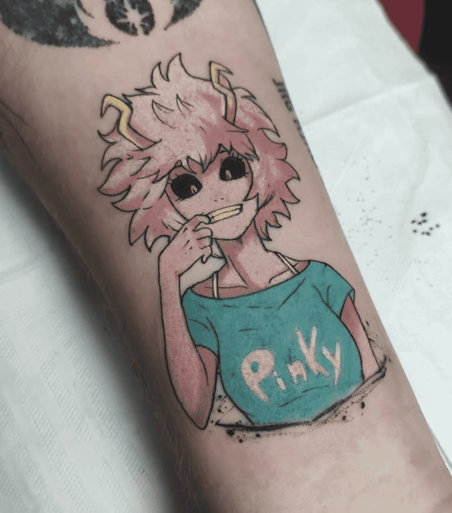 Mina Ashido Casual My Hero Academia Tattoo