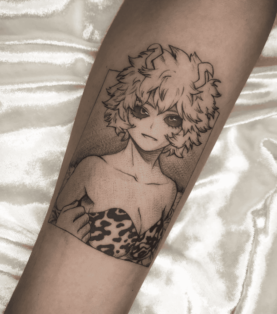 Mina Ashido Frame My Hero Academia Tattoo