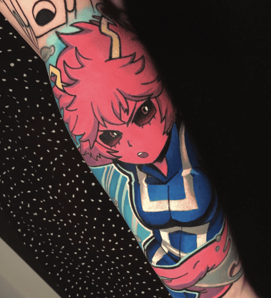 Mina Ashido My Hero Academia Tattoo