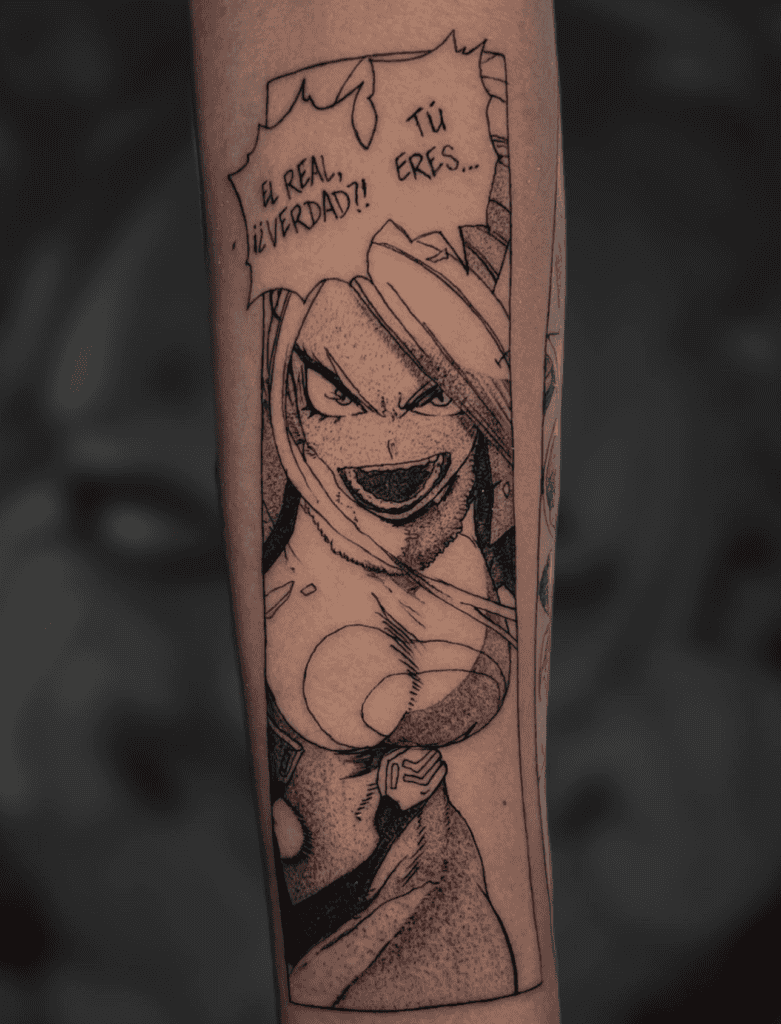 Mirko Frame My Hero Academia Tattoo