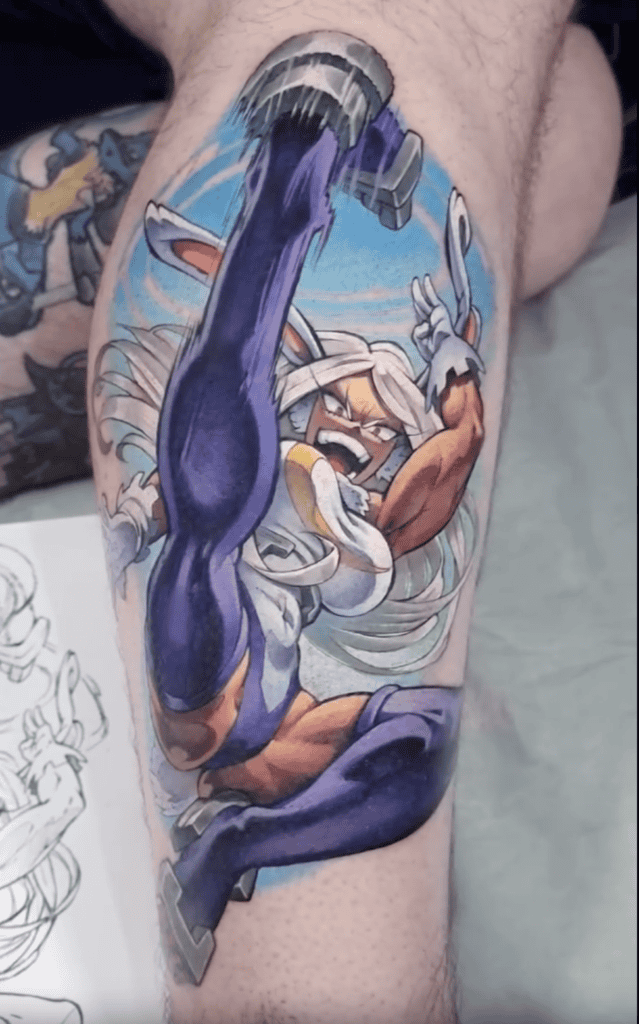 Mirko Strike My Hero Academia Tattoo