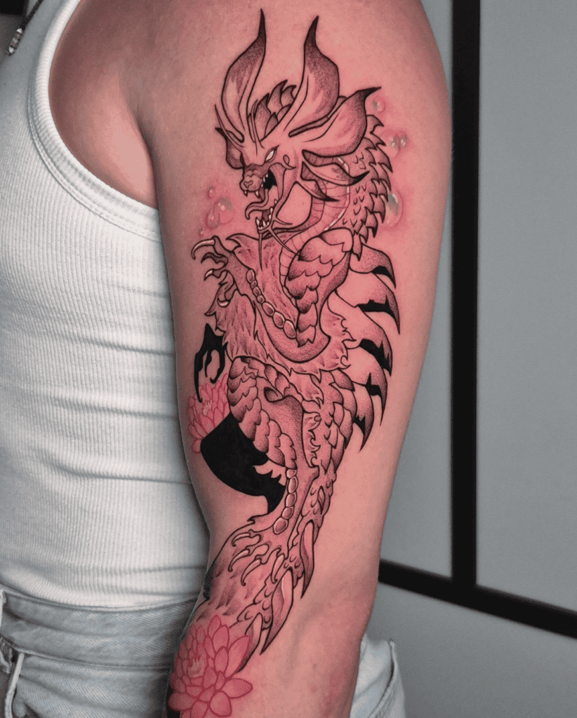 Mizutsune Angry Monster Hunter Tattoo