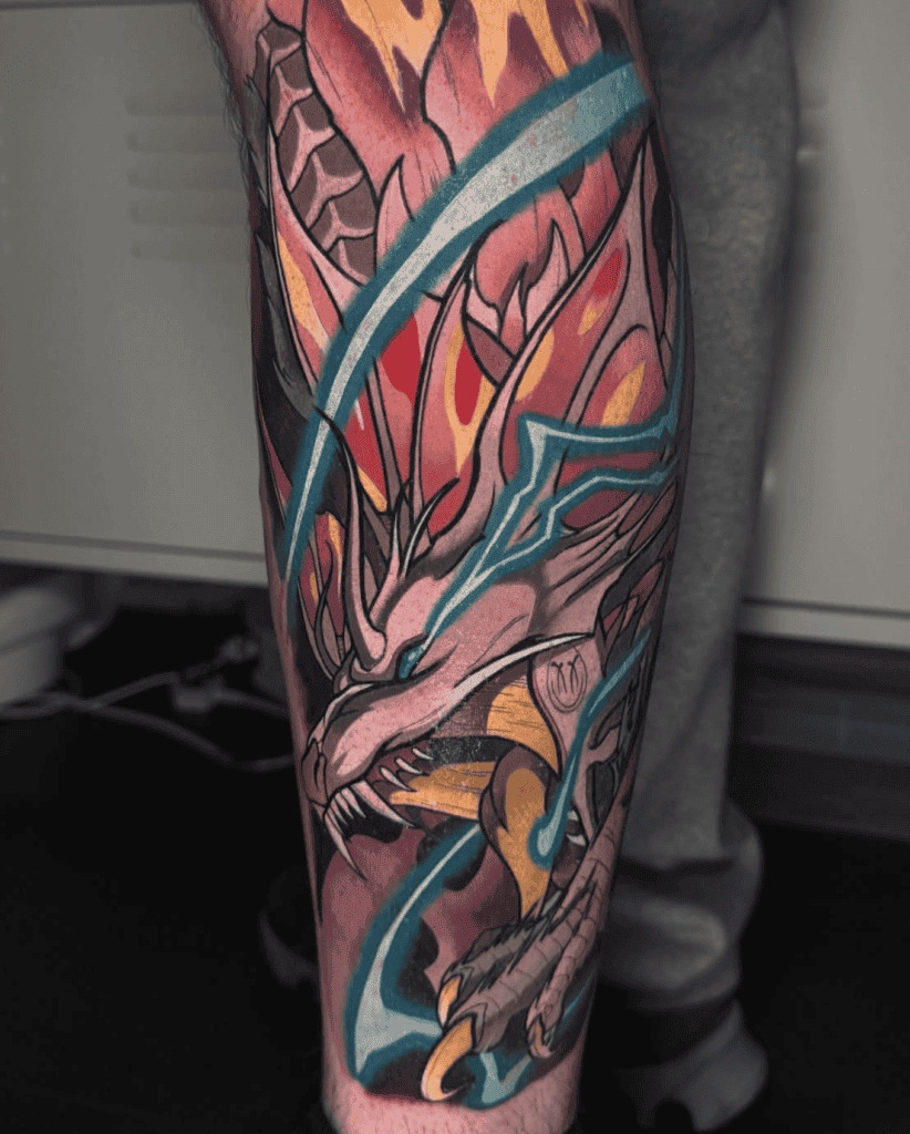 Mizutsune Fierce Monster Hunter Tattoo