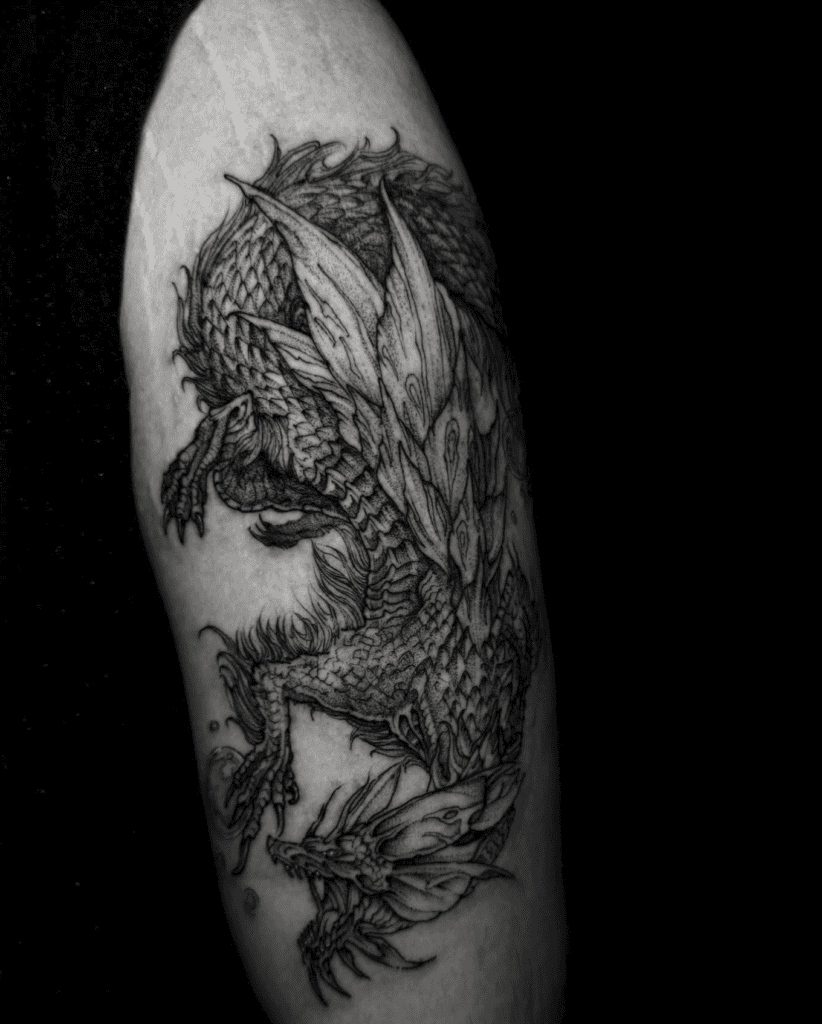 Mizutsune Monster Hunter Tattoo
