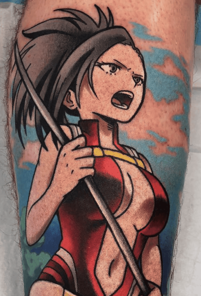 Momo Yaoyorozu Pole My Hero Academia Tattoo