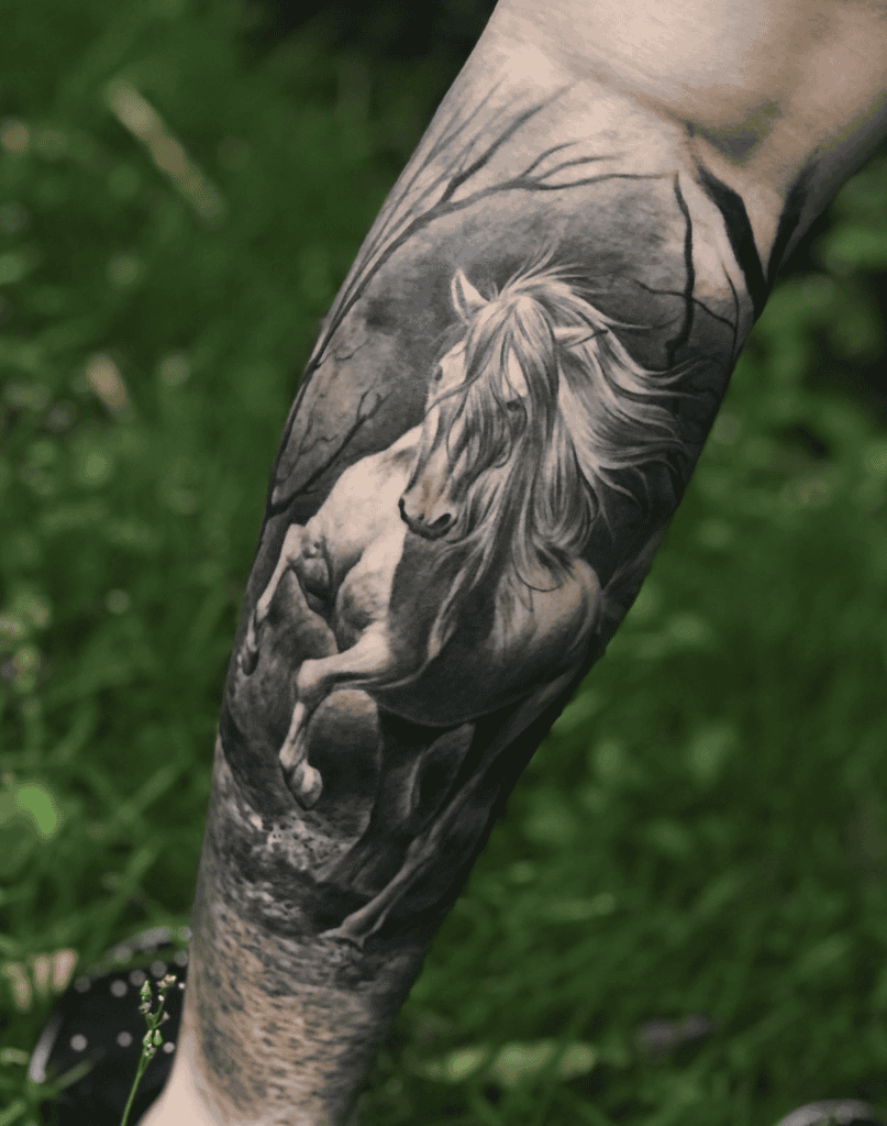 Mustang Horse Tattoo