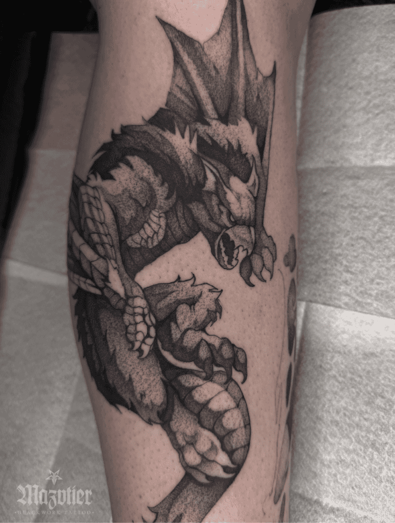 Nargacuga Fly Monster Hunter Tattoo