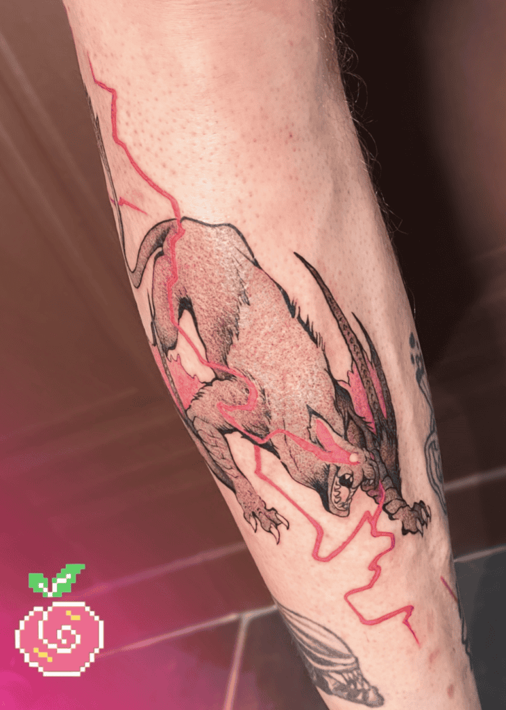 Nargacuga Power Monster Hunter Tattoo