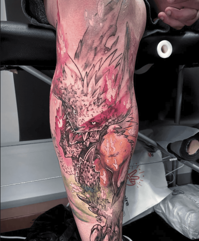Nergigante Hunt Monster Hunter Tattoo