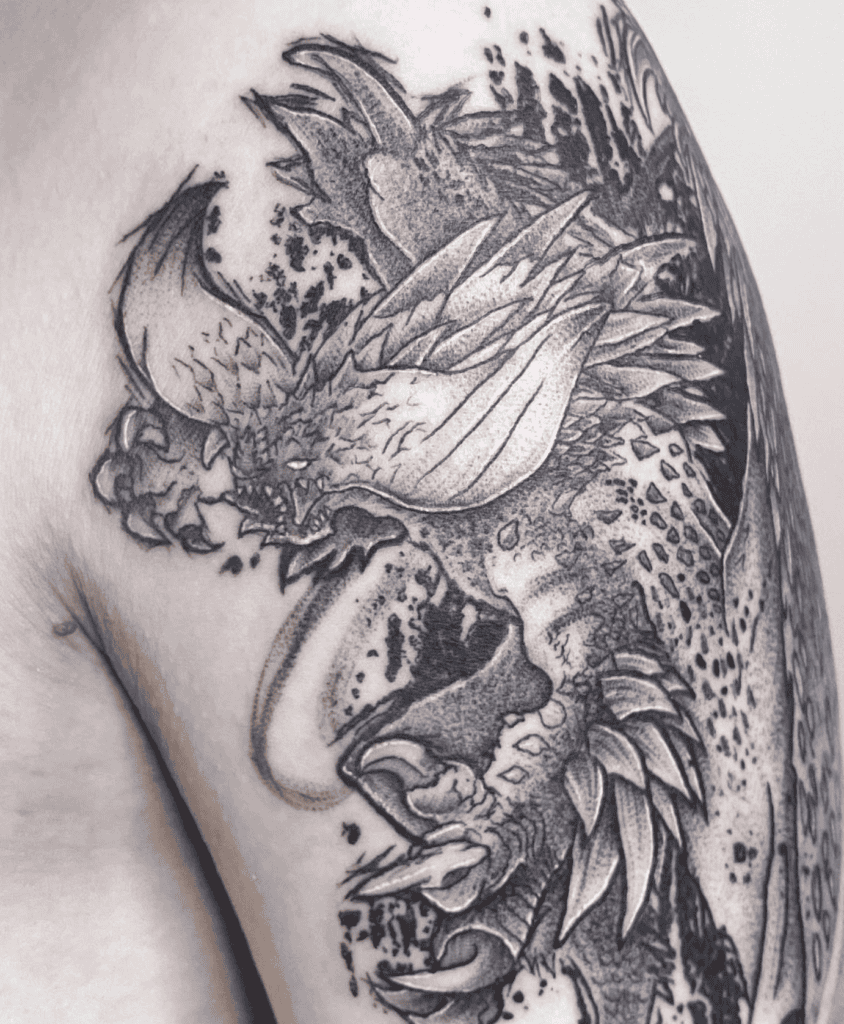 Nergigante Monster Hunter Tattoo