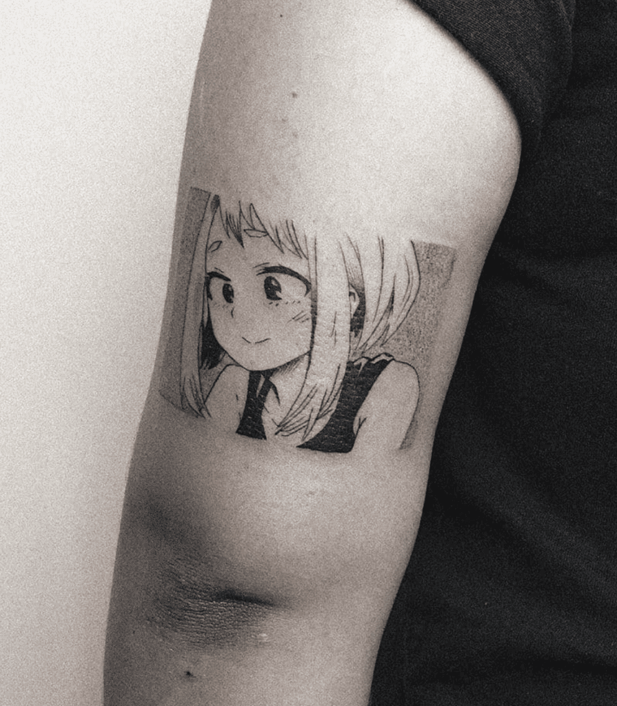 Ochaco Uraraka Frame My Hero Academia Tattoo