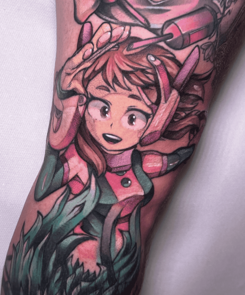 Ochaco Uraraka My Hero Academia Tattoo