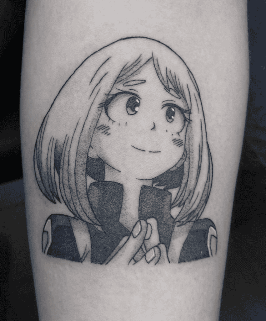 Ochaco Uraraka Smile My Hero Academia Tattoo