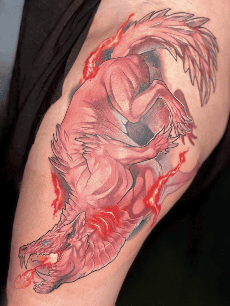Odogaron Hunt Monster Hunter Tattoo