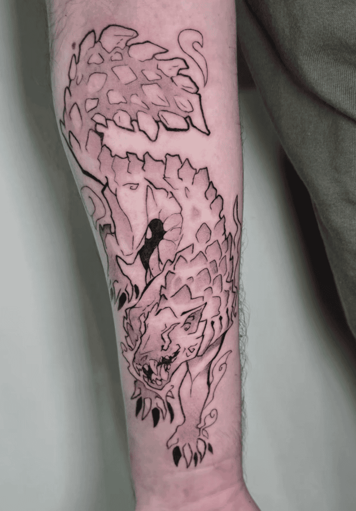 Odogaron Monster Hunter Tattoo