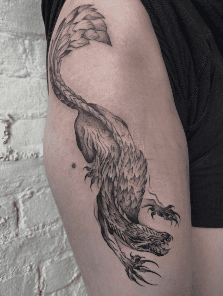 Odogaron Slender Monster Hunter Tattoo