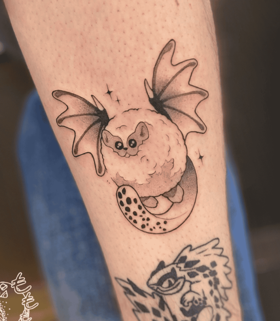 Paolumu Cute Monster Hunter Tattoo