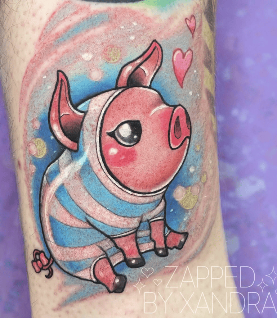 Poogie Cute Monster Hunter Tattoo