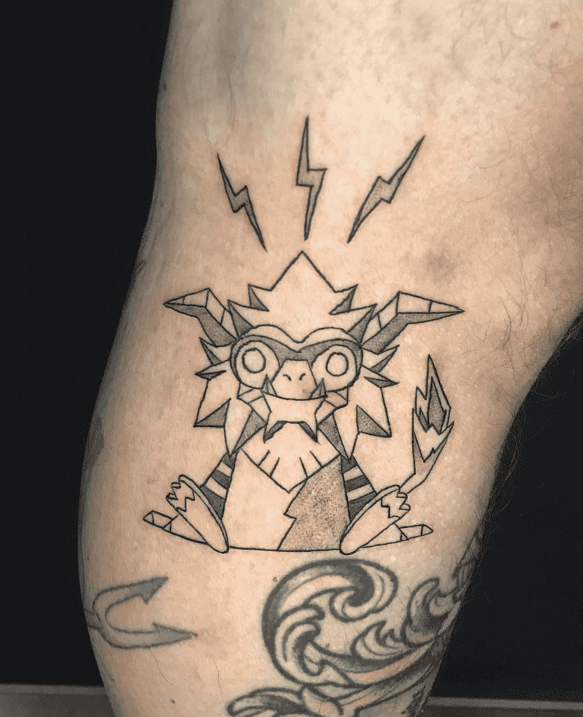 Rajang Cute Monster Hunter Tattoo
