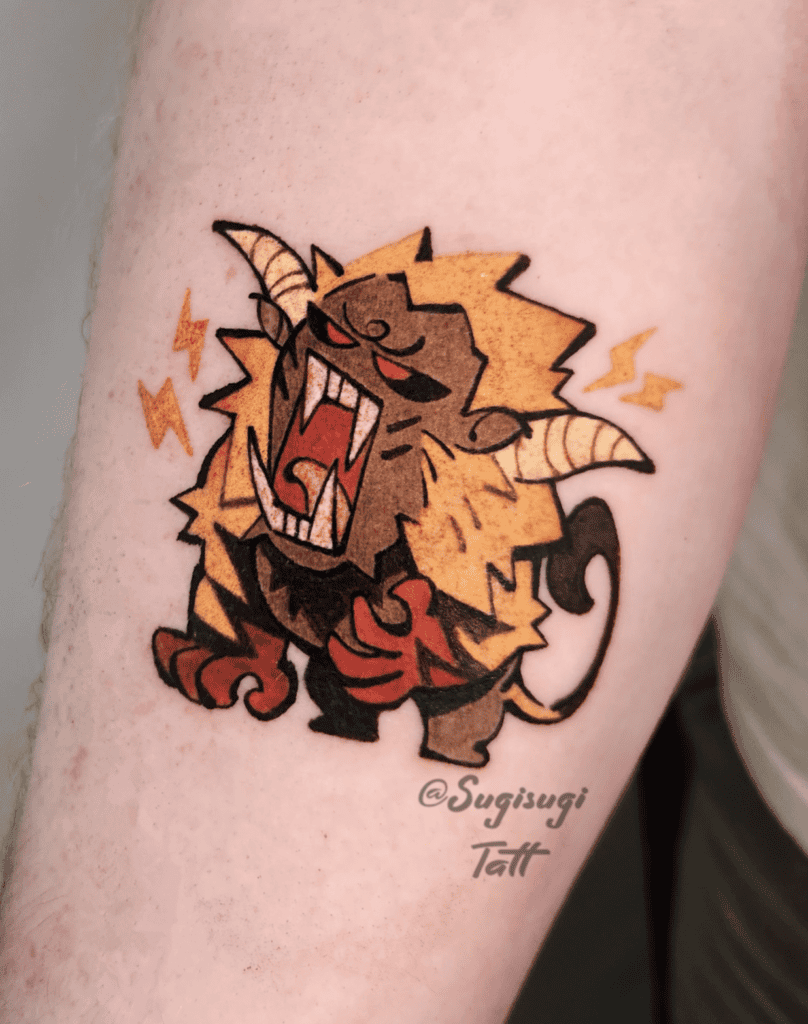 Rajang Fierce Monster Hunter Tattoo
