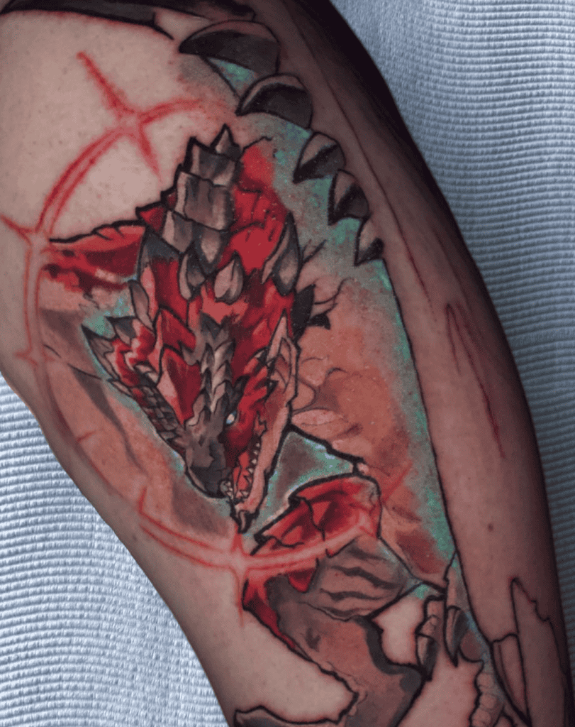 Rathalos Monster Hunter Tattoo