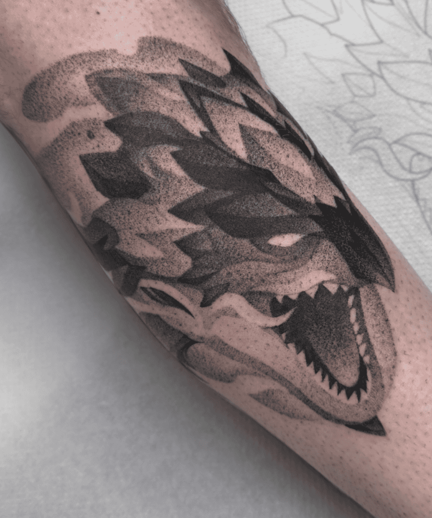 Rathalos Simple Monster Hunter Tattoo