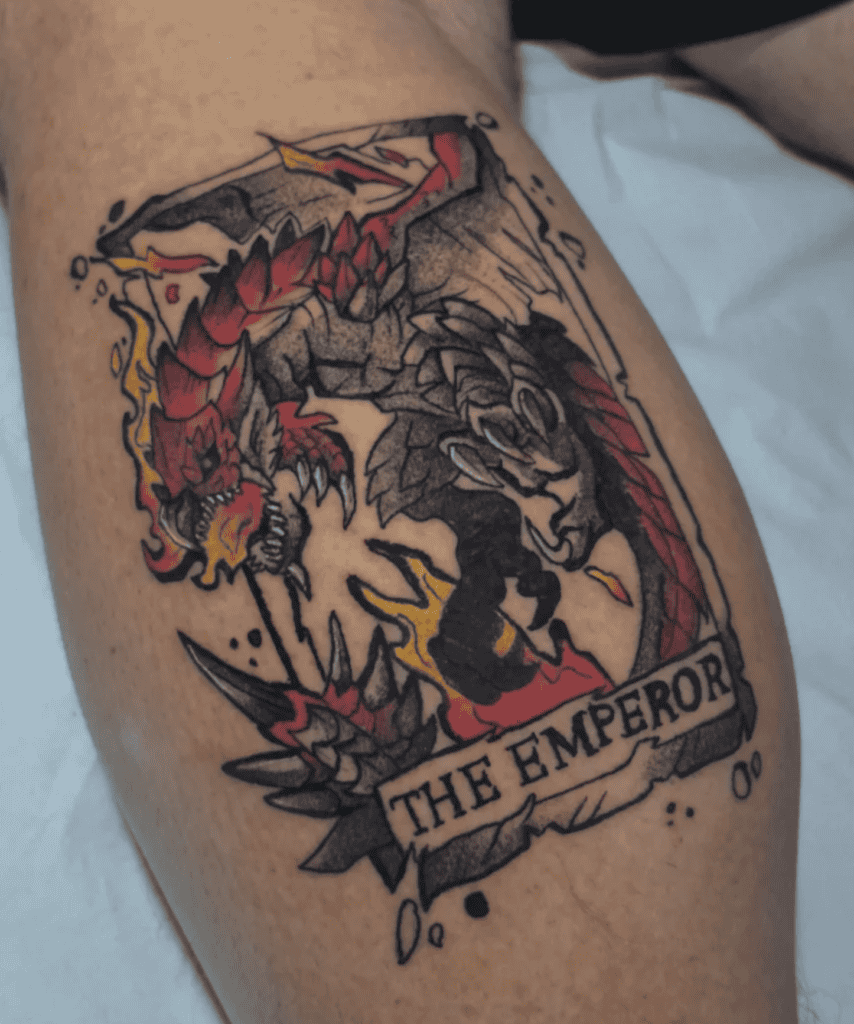 Rathalos Tarot Monster Hunter Tattoo