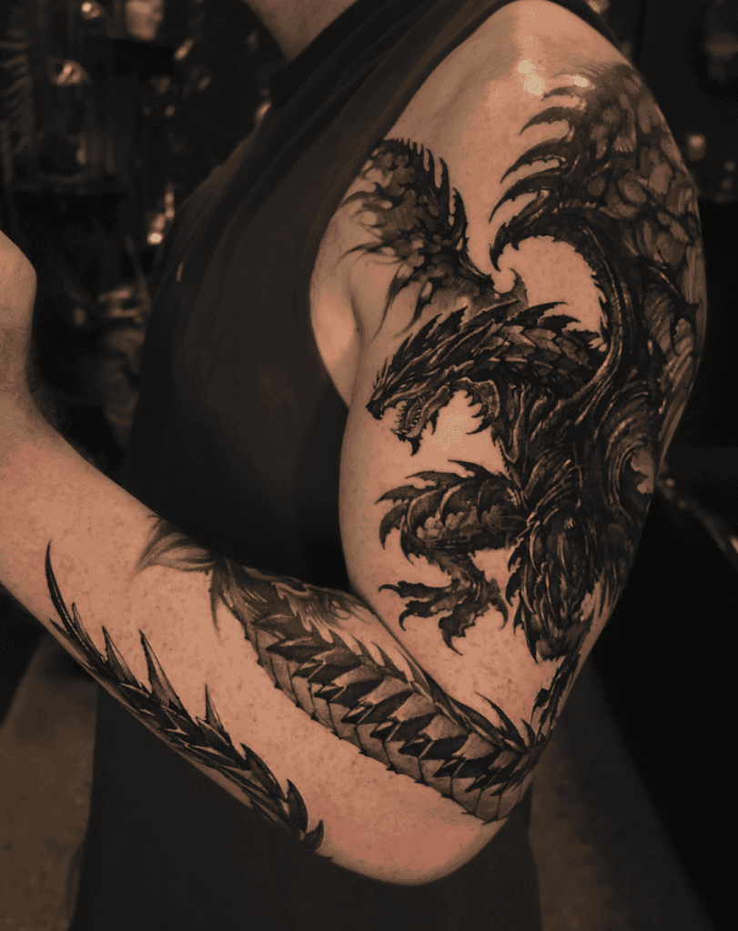Rathalos Wrap Monster Hunter Tattoo