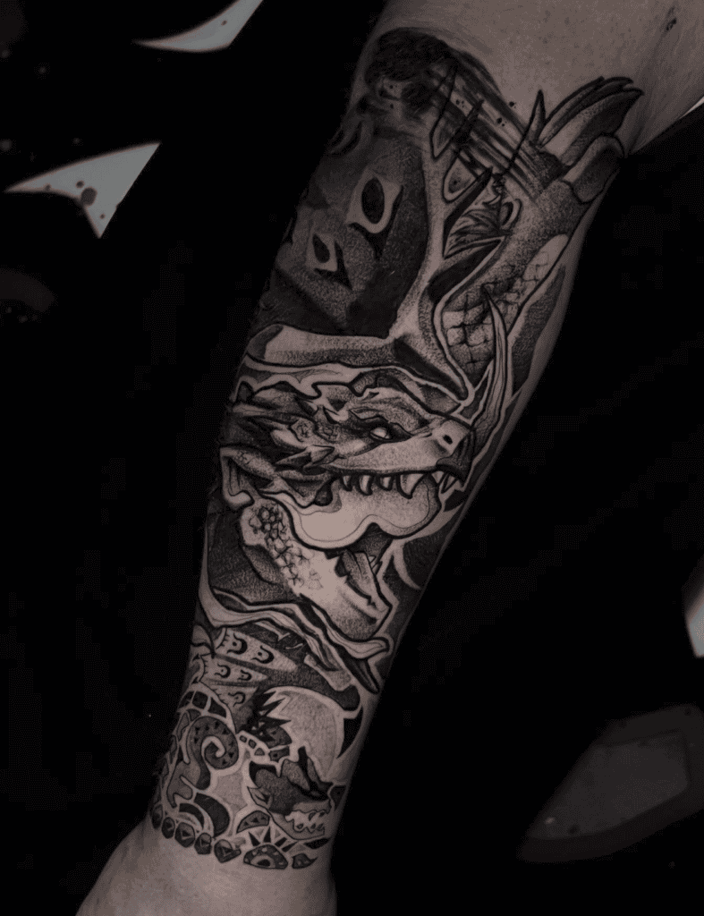 Rathian Monster Hunter Tattoo