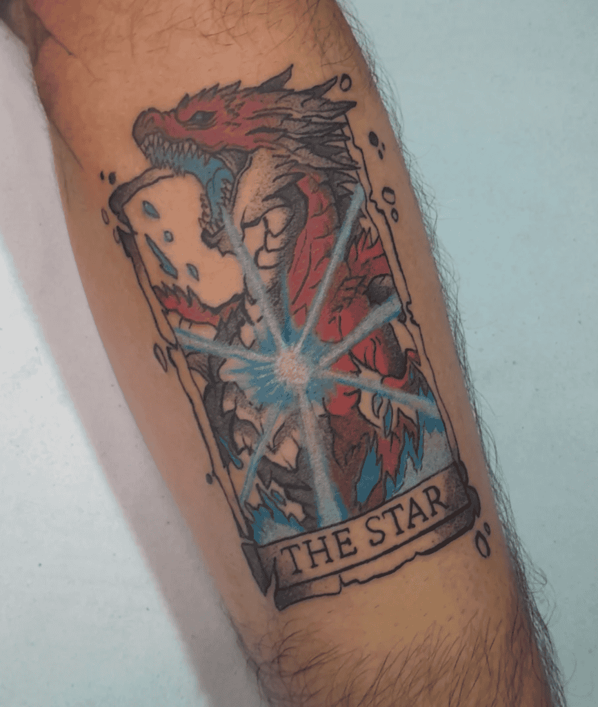 Safi'jiiva Tarot Monster Hunter Tattoo