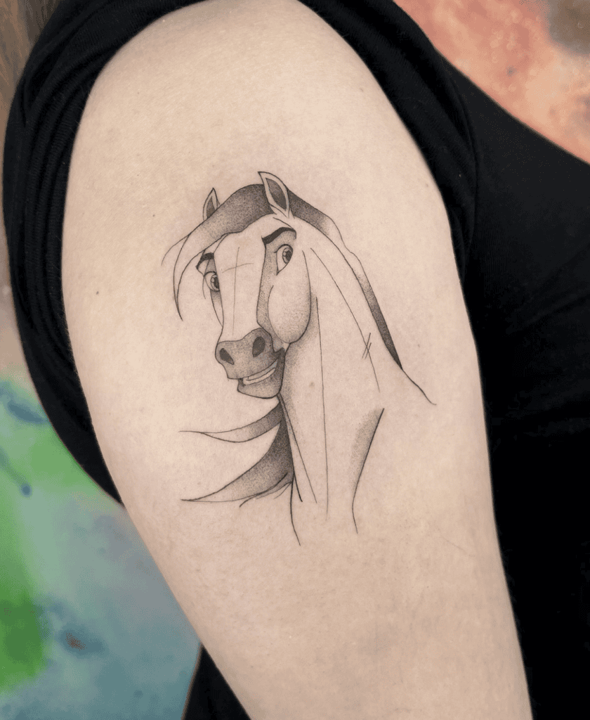 Spirit Horse Tattoo