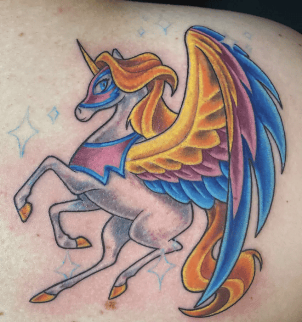 Swiftwind Horse Tattoo