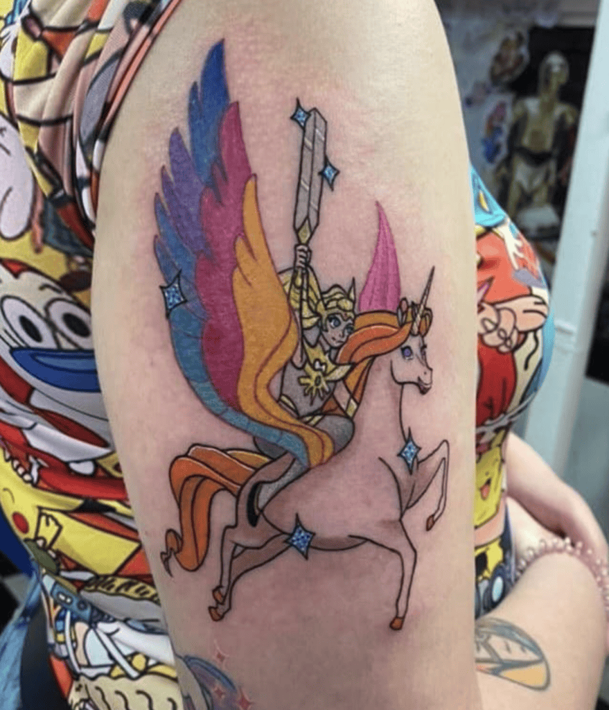 Swiftwind She-Ra Horse Tattoo