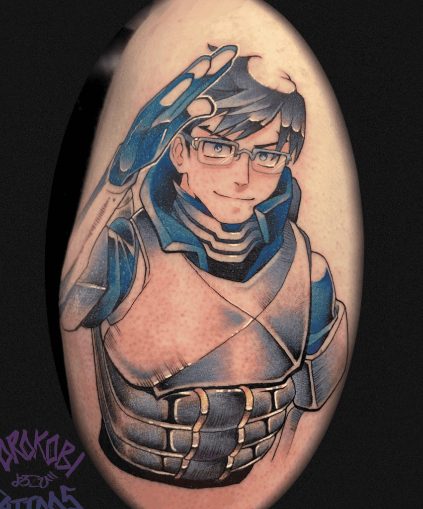 Tenya Iida Salute My Hero Academia Tattoo