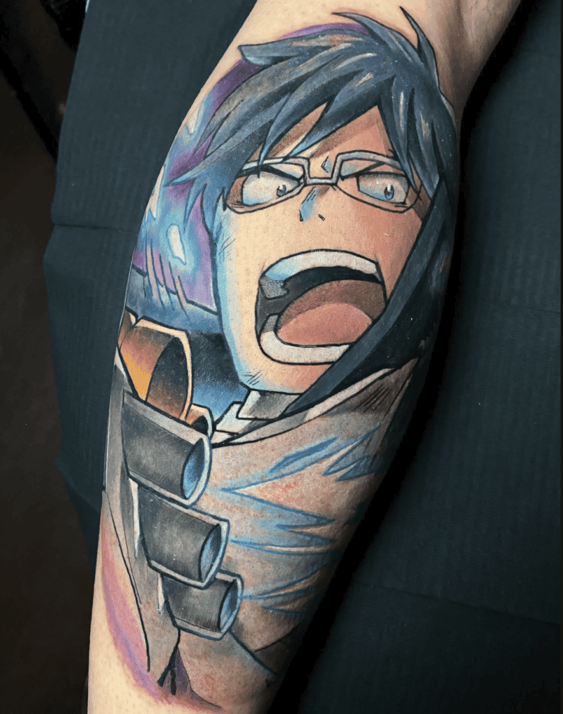 Tenya Iida Scream My Hero Academia Tattoo