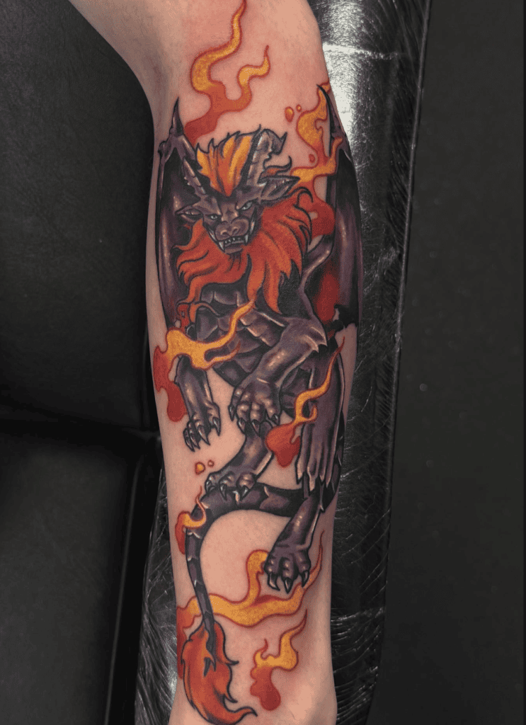 Teostra Flame Monster Hunter Tattoo