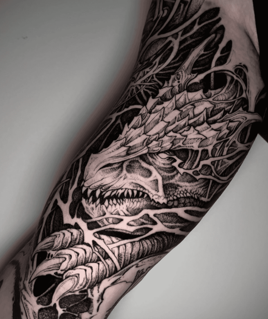 Tigrex Monster Hunter Tattoo