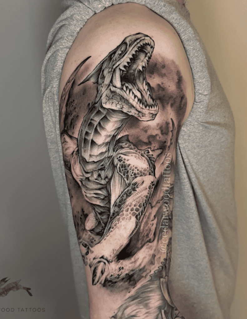 Tigrex Roar Monster Hunter Tattoo