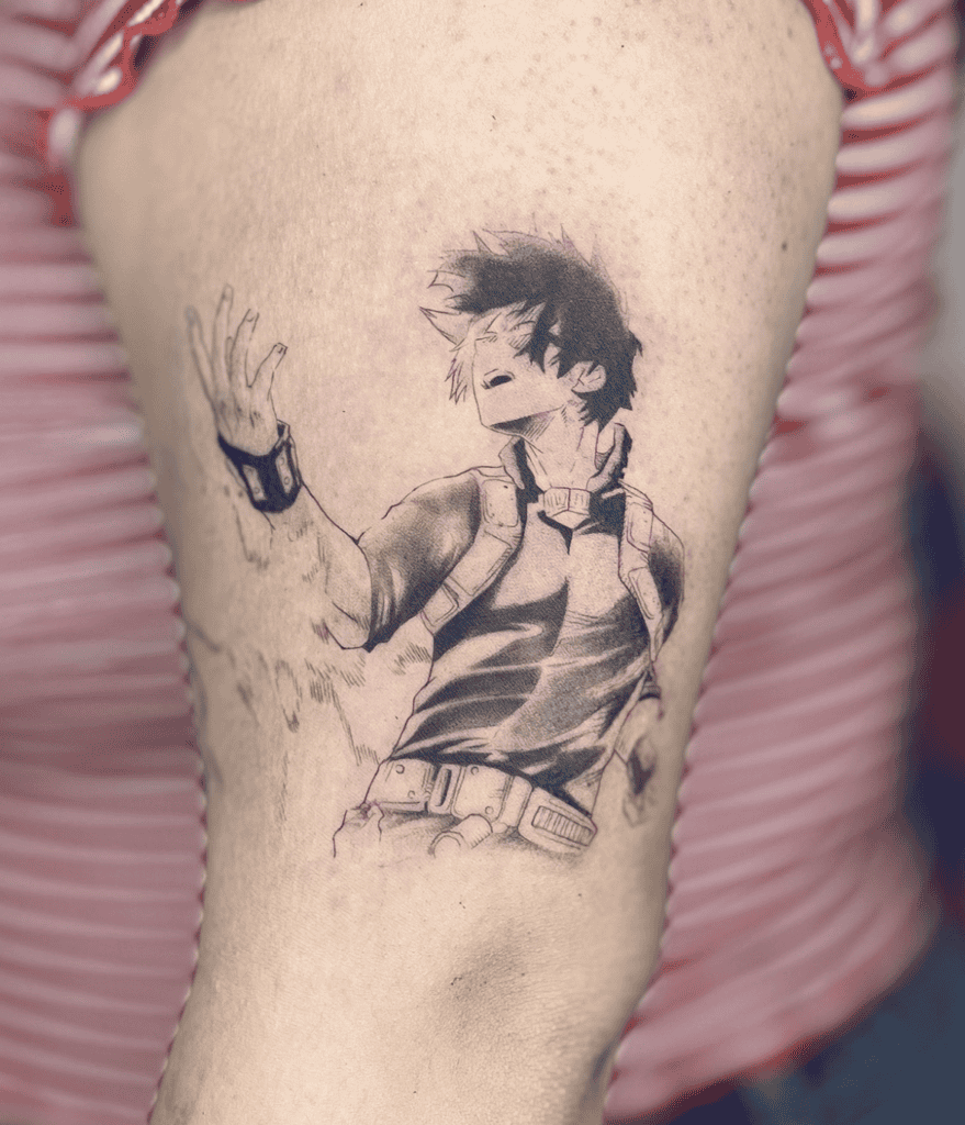 Todoroki Shoto Go My Hero Academia Tattoo