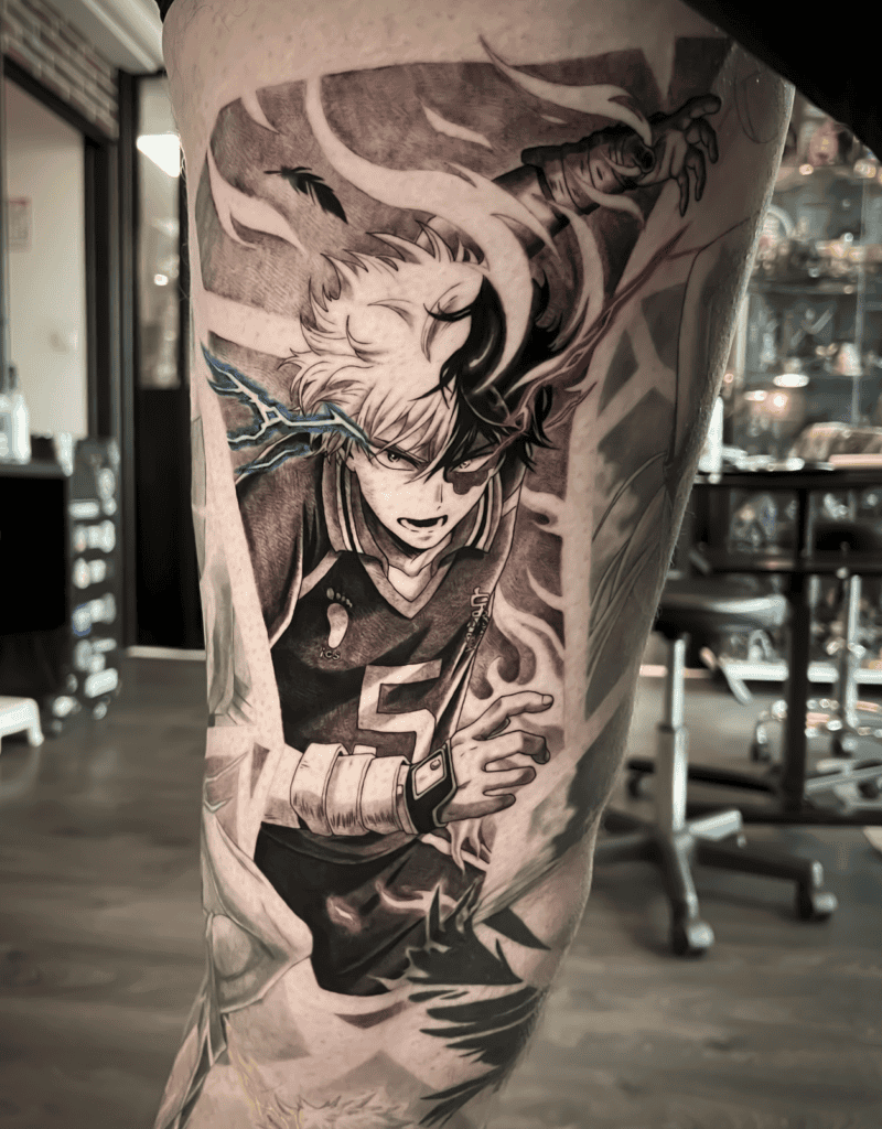 Todoroki Shoto My Hero Academia Tattoo
