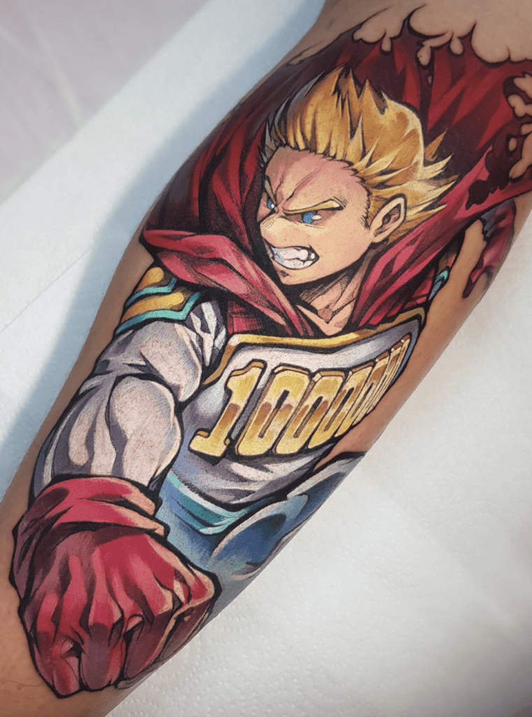 Togata Mirio Punch My Hero Academia Tattoo