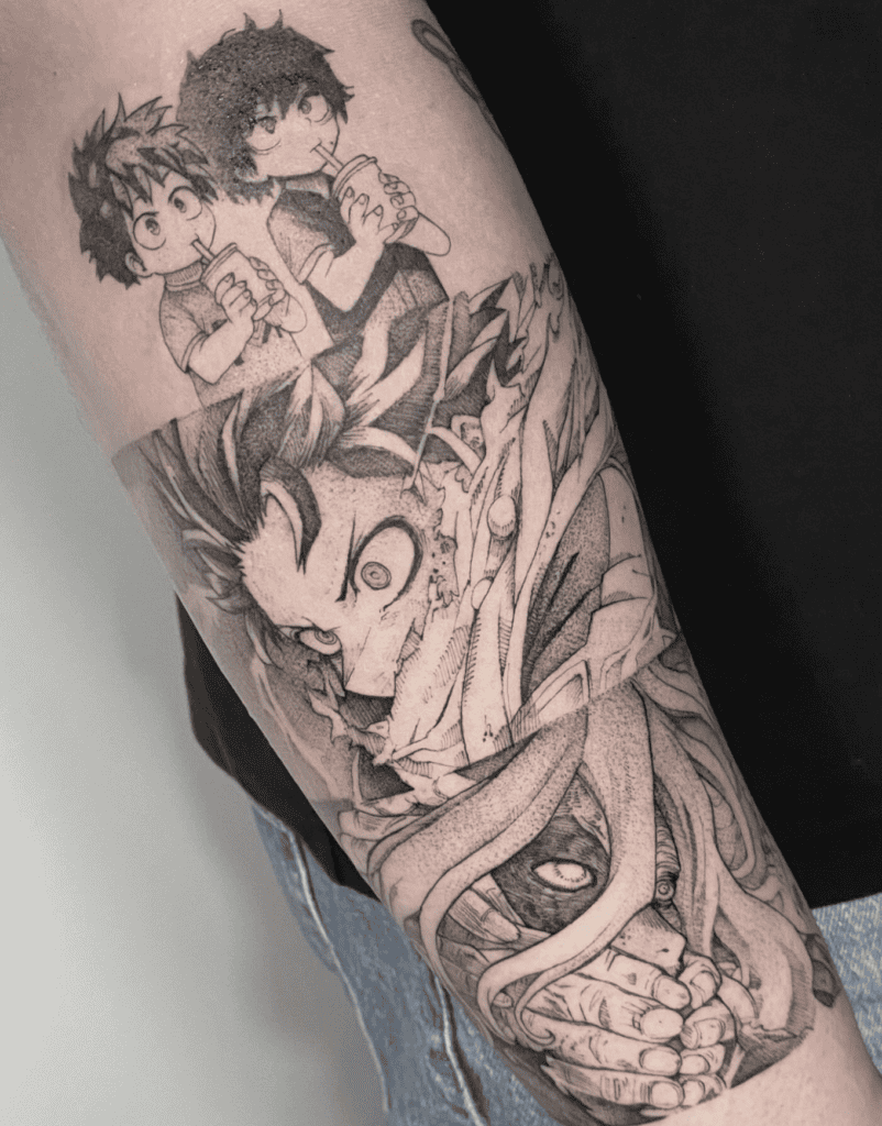 Tomura Shigaraki Deku My Hero Academia Tattoo